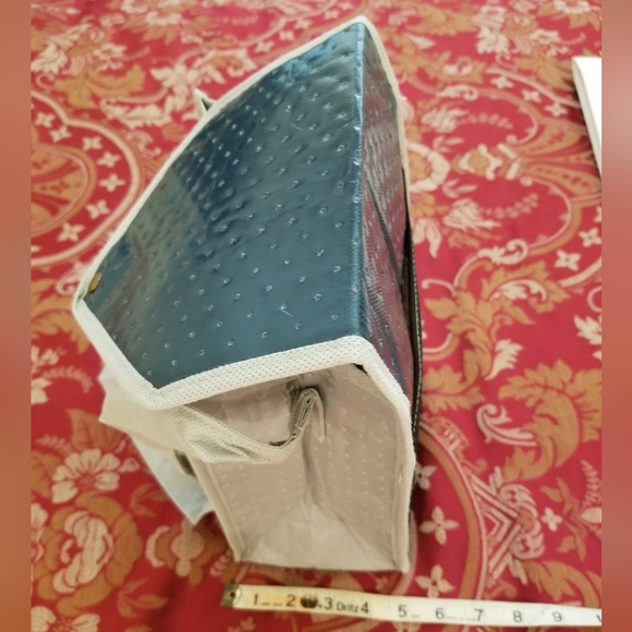 NWT Snapsac foil insulated navy lunch tote bag - Picture 4 of 16